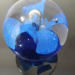 Blue Flower paperweight